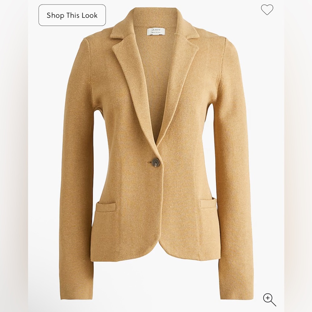 J. Crew Women's Schoolboy Sweater Blazer - Size Small